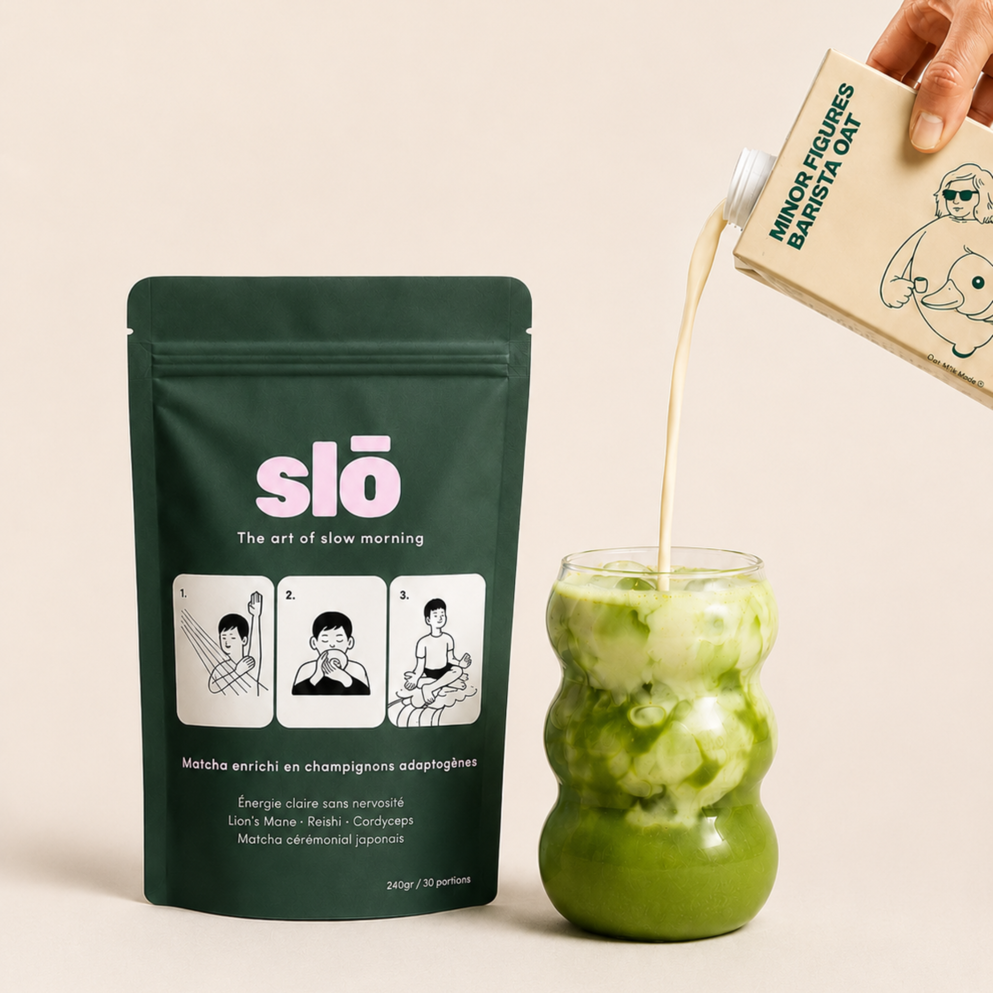 MATCHA ADAPTOGENE- Énergie et concentration durable, sans nervosité ni inconfort
