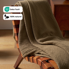 Couverture en mousseline douce - 100% cotton