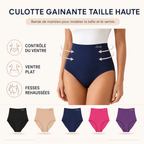 Culotte gainante sans coutures à taille haute et effet ventre plat