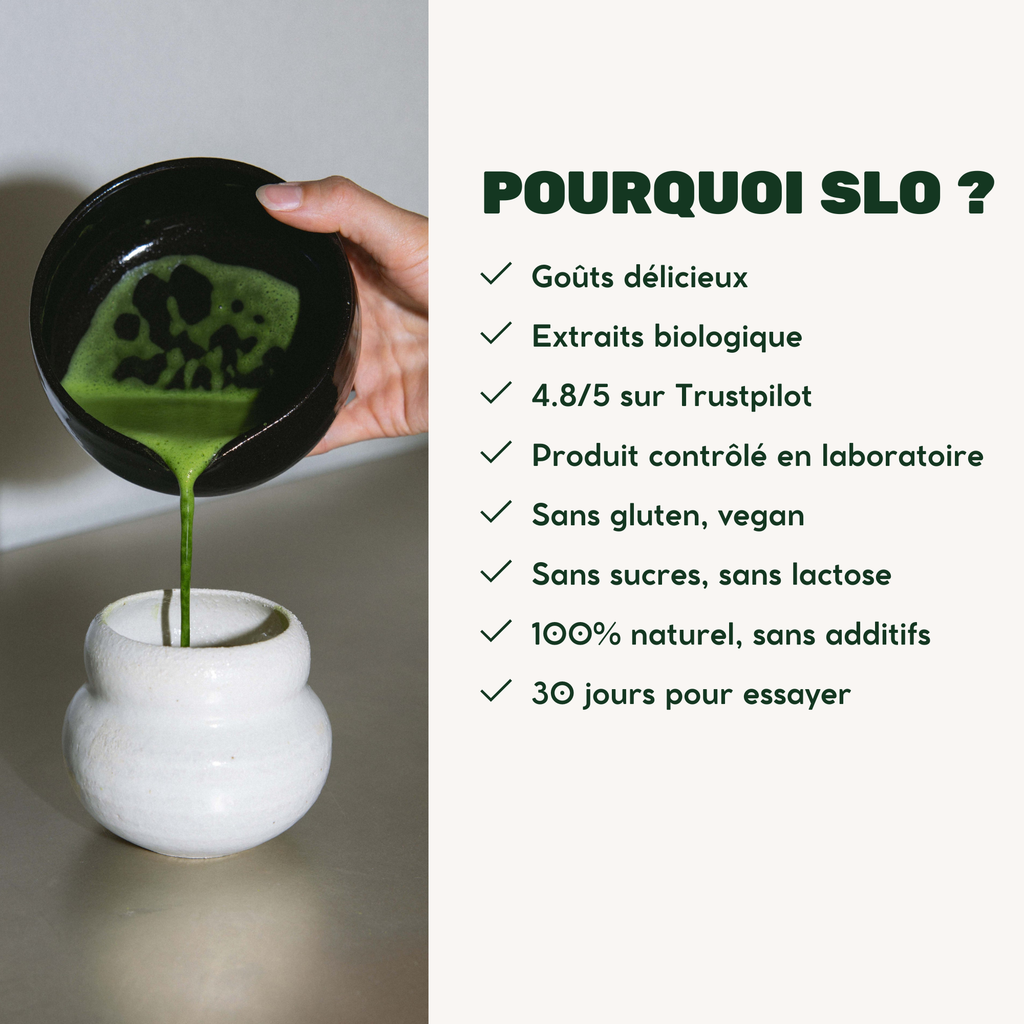 MATCHA ADAPTOGENE- Énergie et concentration durable, sans nervosité ni inconfort