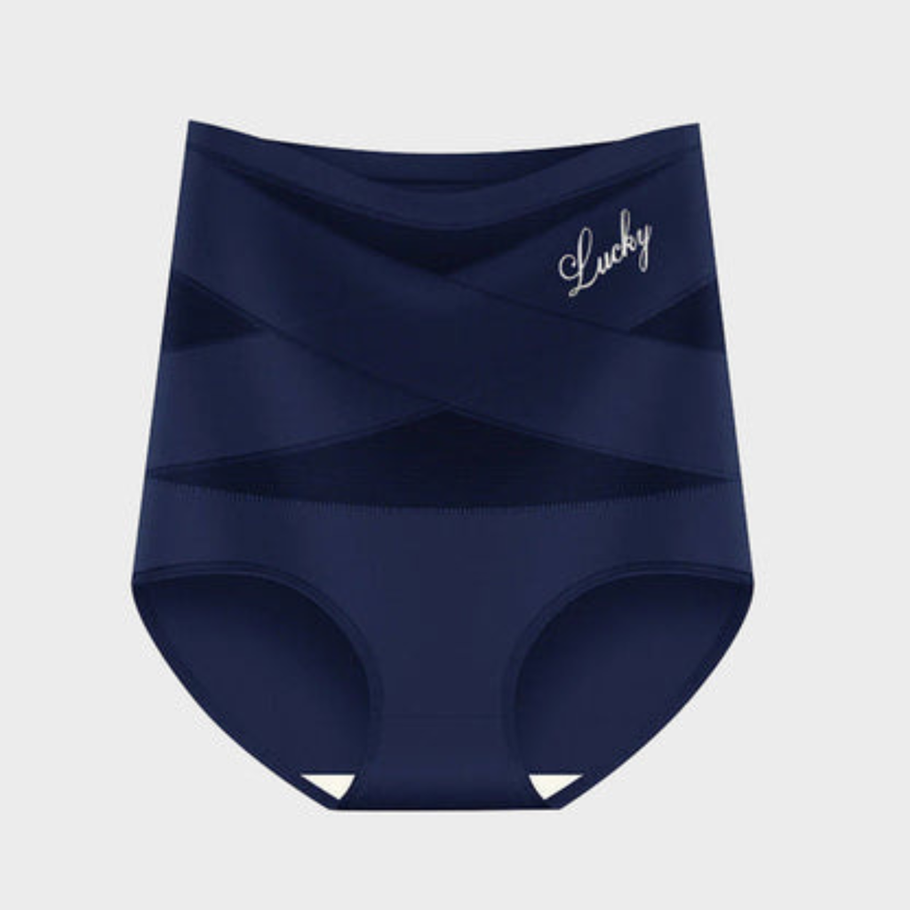 Culotte gainante sans coutures à taille haute et effet ventre plat