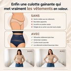 Culotte gainante sans coutures à taille haute et effet ventre plat