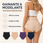 Culotte gainante sans coutures à taille haute et effet ventre plat