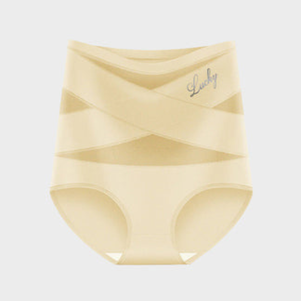 Culotte gainante sans coutures à taille haute et effet ventre plat