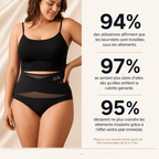 Culotte gainante sans coutures à taille haute et effet ventre plat