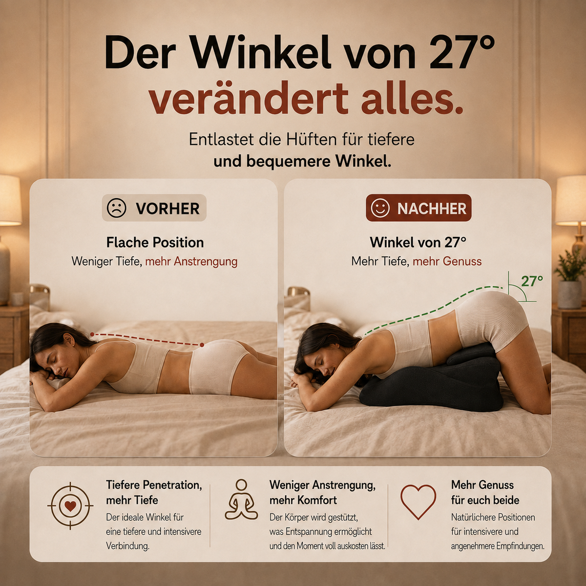 Intimkissen | Komfort & Vergnügen in jeder Position