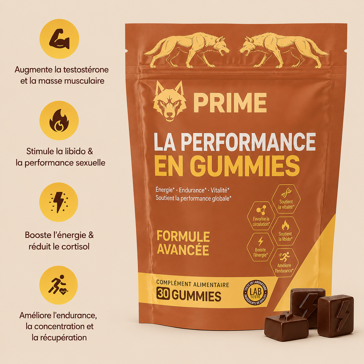 60 Gummies Prime Performance+ (2 Sachets)
