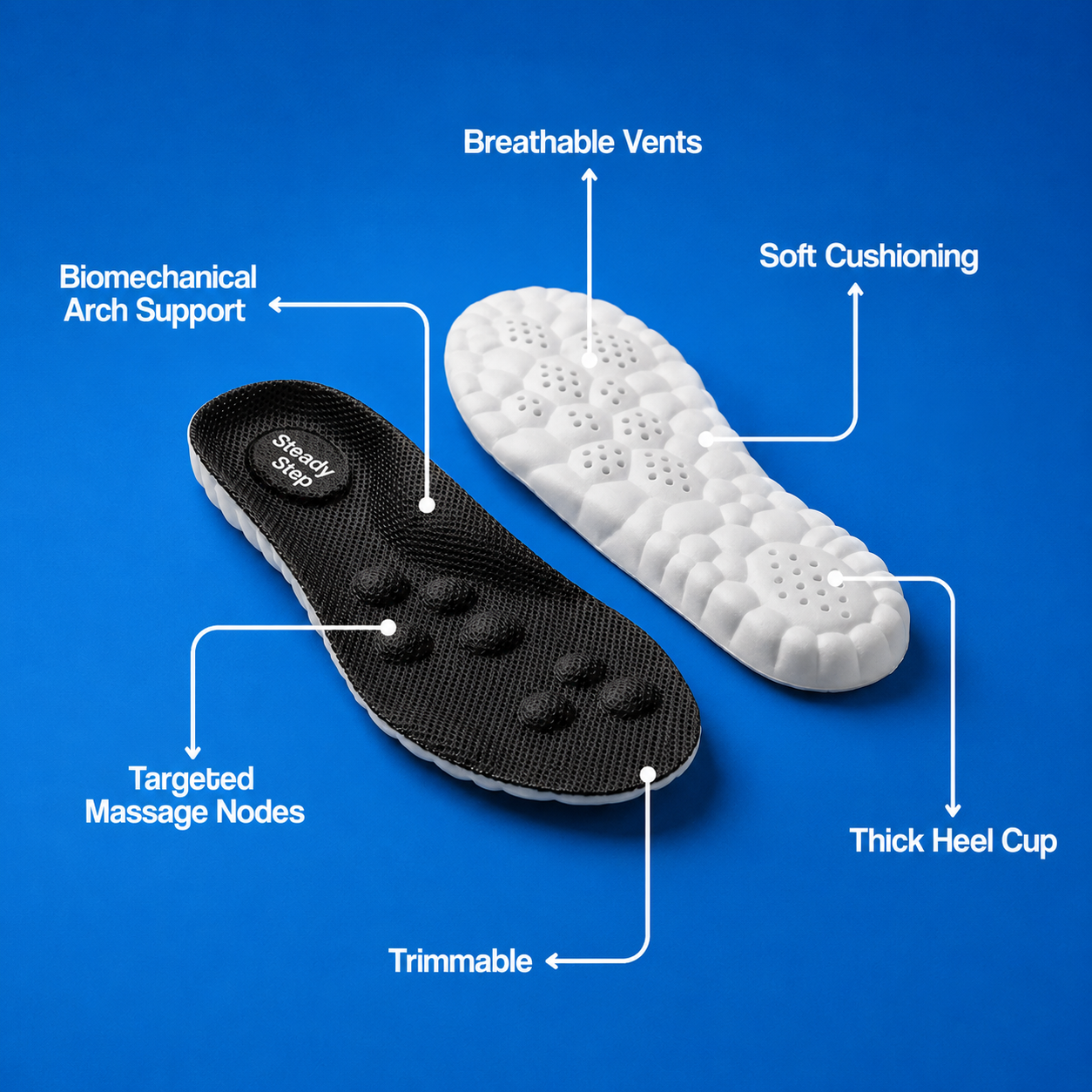 SteadyStep™ | Arch Support Insoles