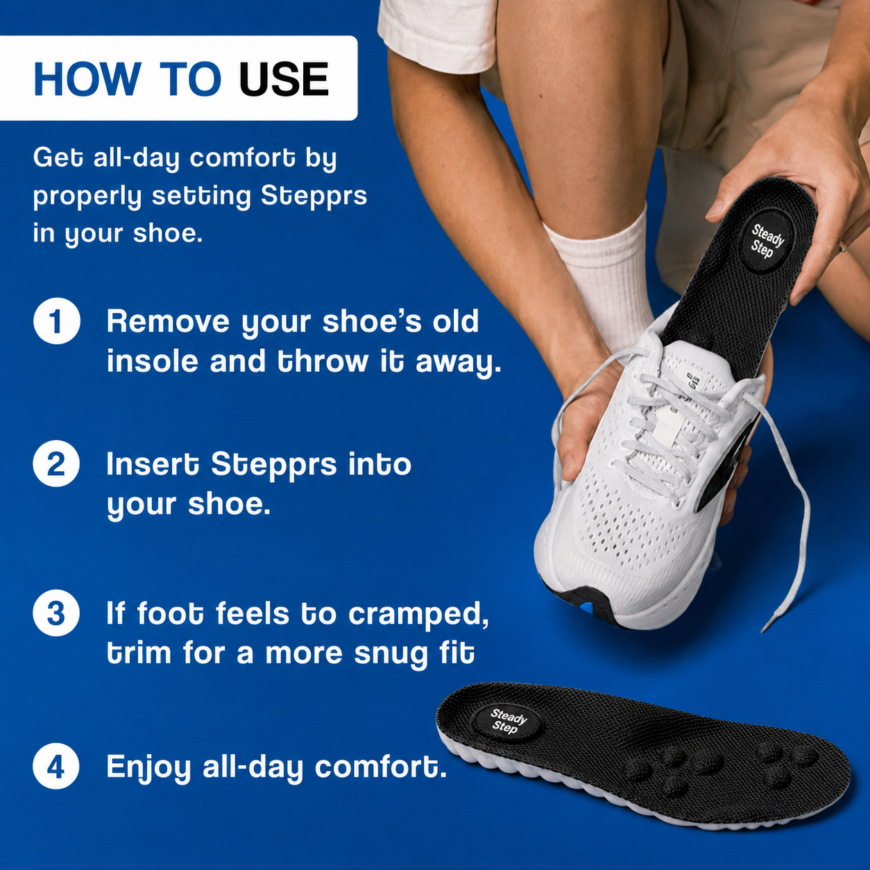 SteadyStep™ | Arch Support Insoles