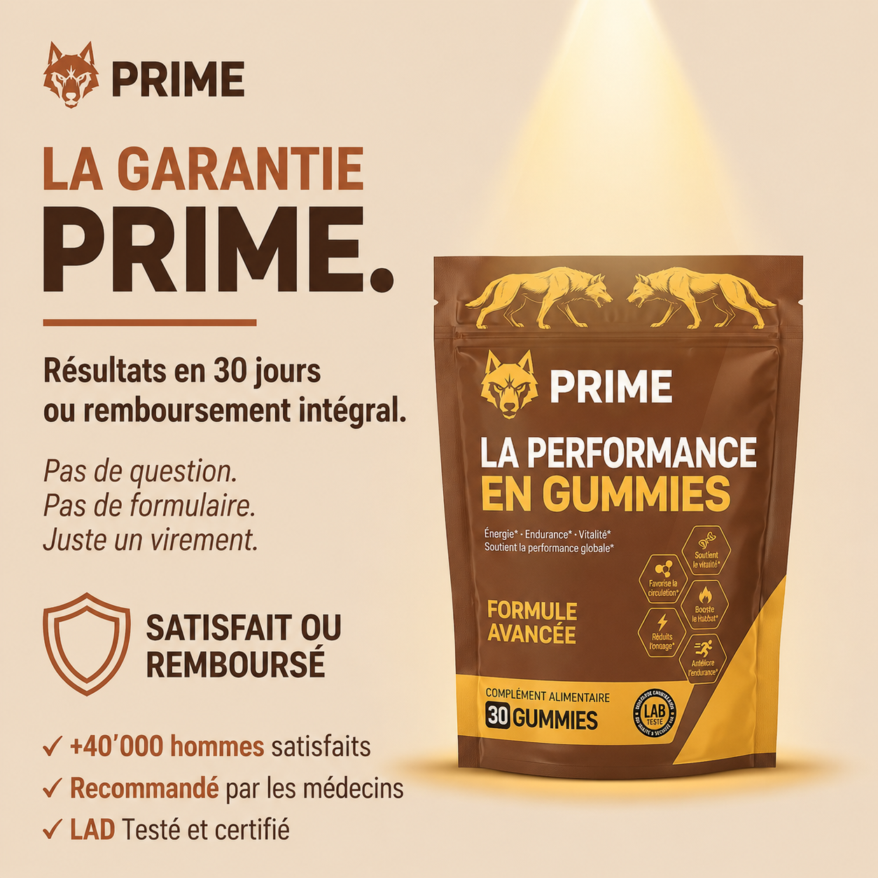 60 Gummies Prime Performance+ (2 Sachets)