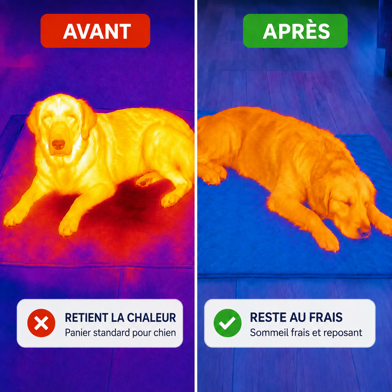 Couverture rafraichissante – Plus de fraîcheur et de repos pour votre chien
