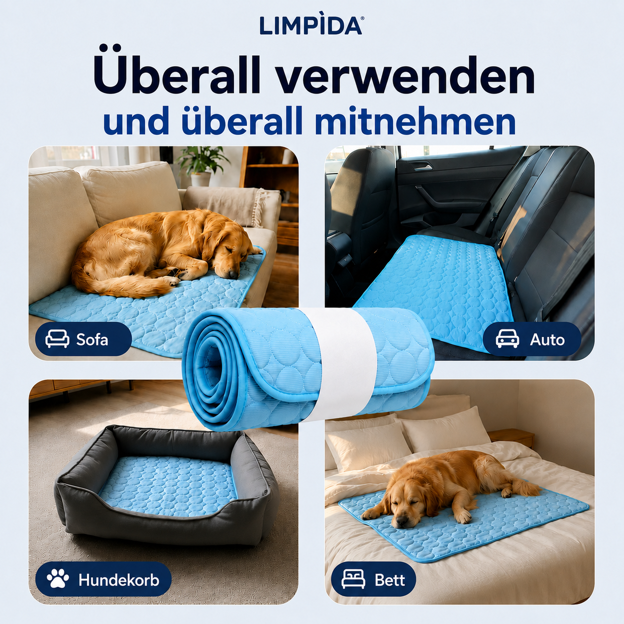 Kühlmatte für Hunde – mehr Frische und erholsame Ruhe
