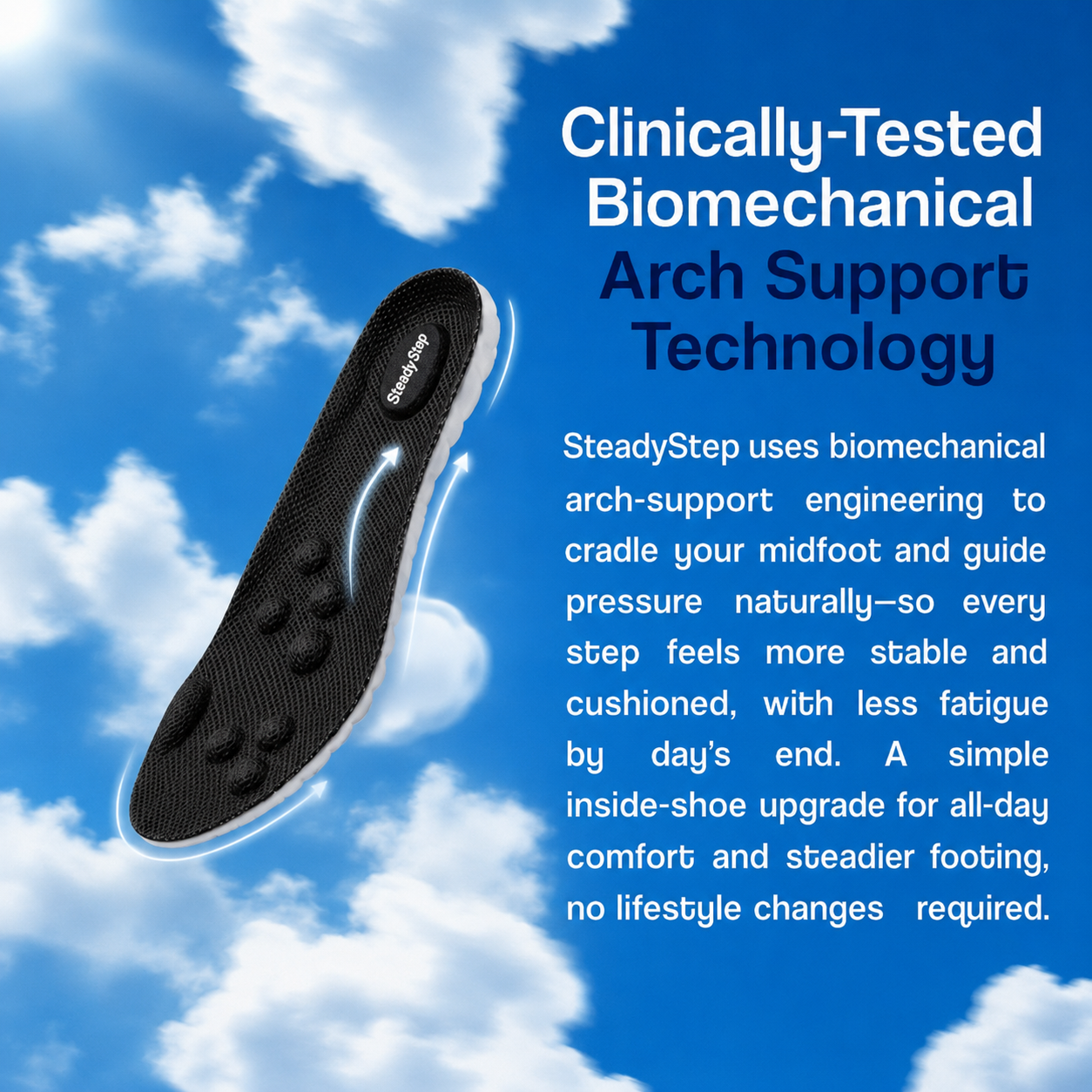 SteadyStep™ | Arch Support Insoles