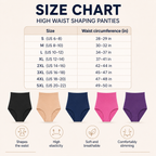 Seamless - high-waisted shapewear panties with a flat-tummy effect