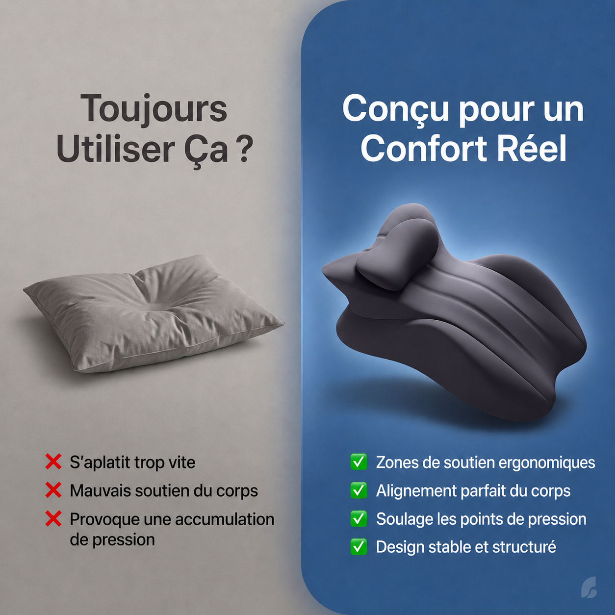COUSSIN INTIME | CONFORT DANS TOUTES LES POSITIONS