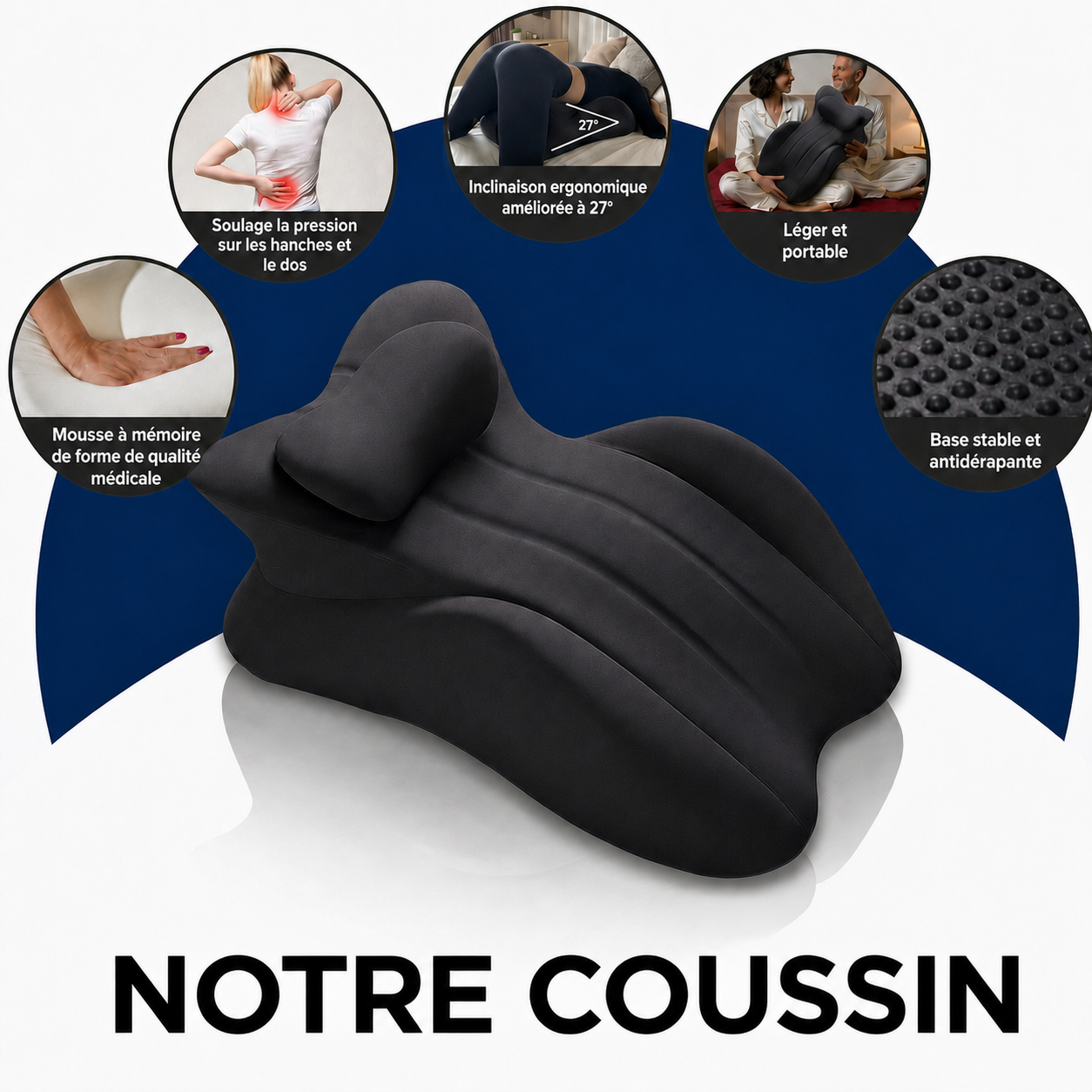COUSSIN INTIME | CONFORT DANS TOUTES LES POSITIONS
