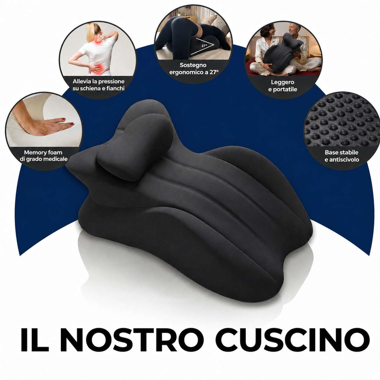 Cuscino Di Supporto Intimo | Comfort In Ogni Posizione