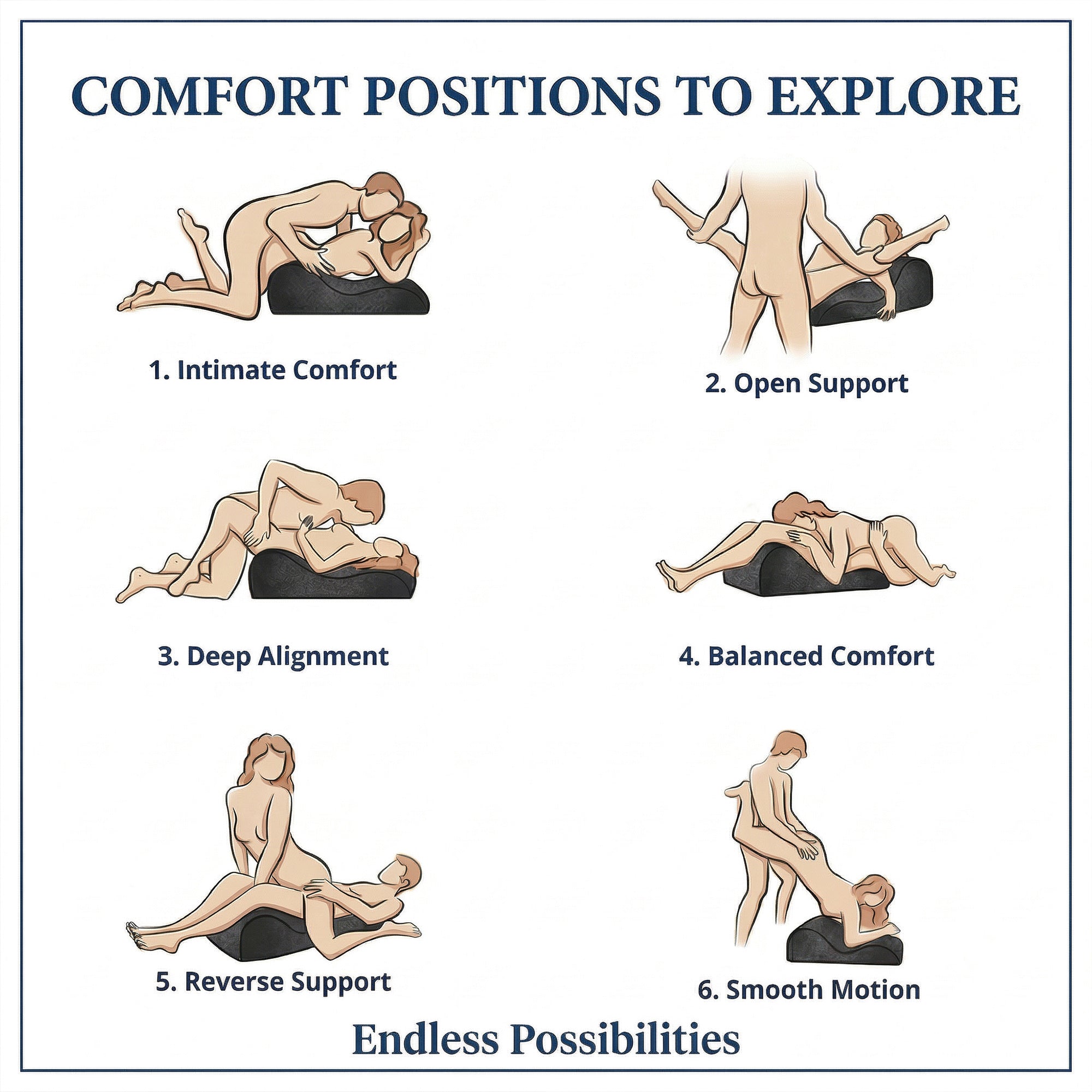 Intimacy Support Pillow | Comfort for Every Position