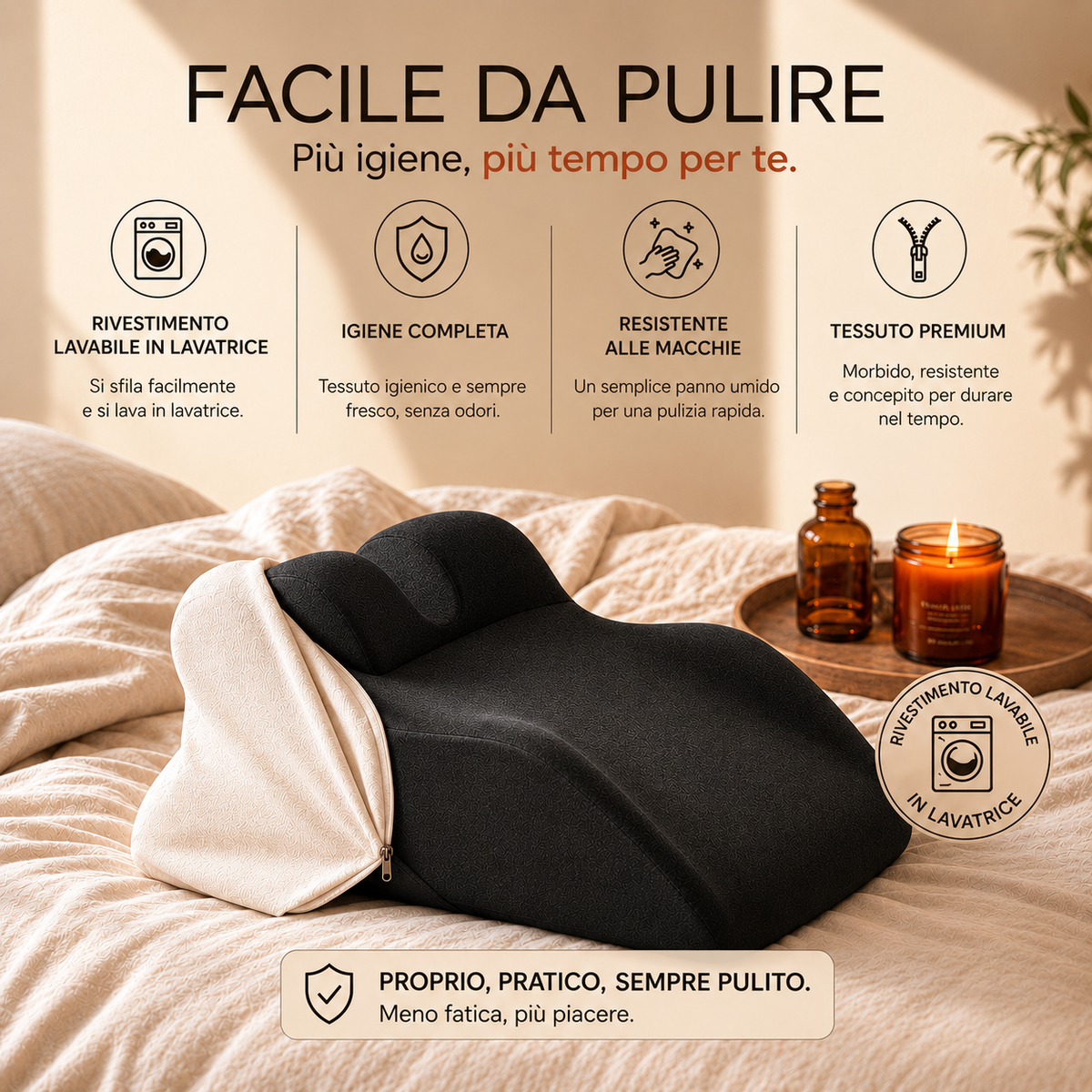 Cuscino Di Supporto Intimo | Comfort In Ogni Posizione