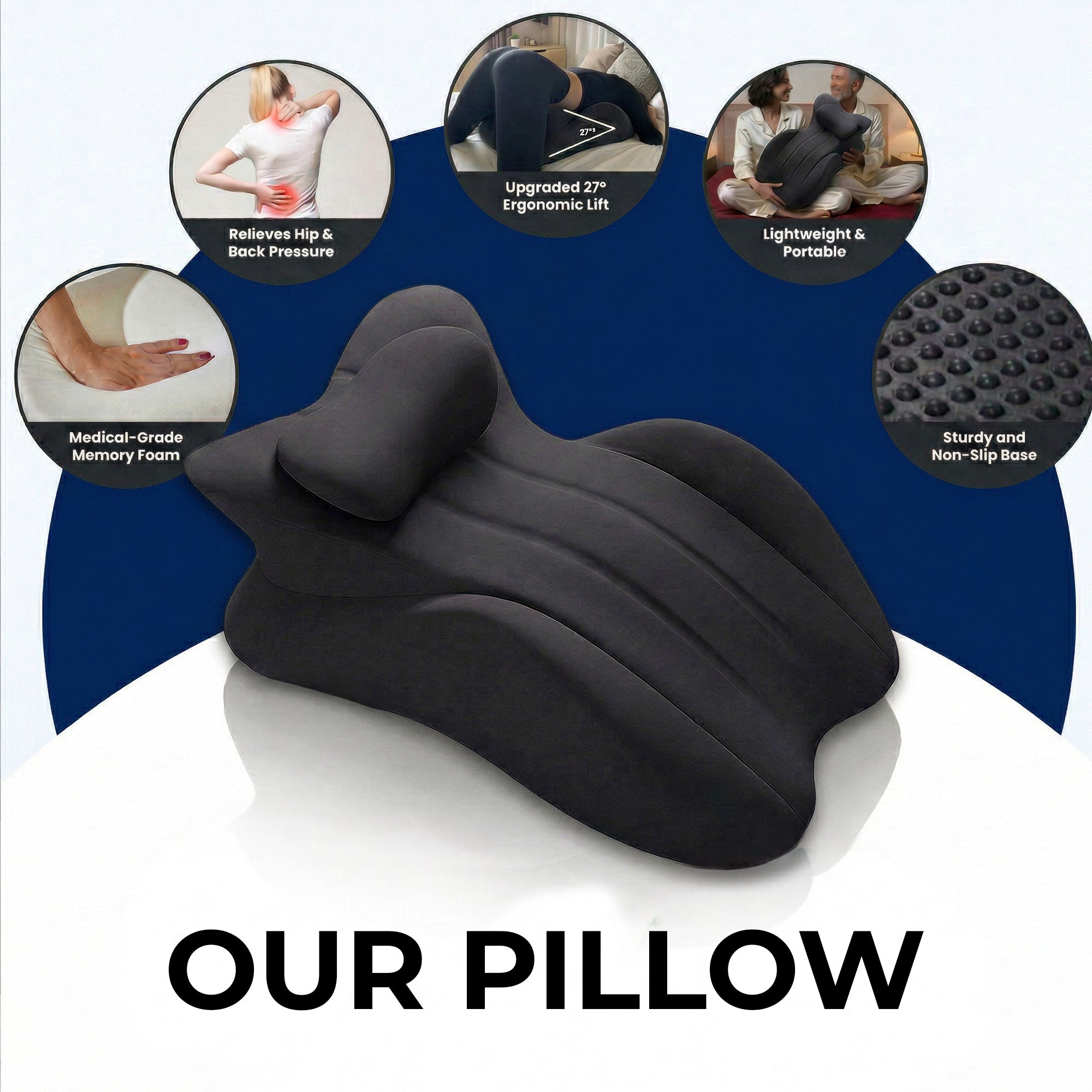 Intimacy Support Pillow | Comfort for Every Position