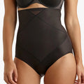Culotte gainante sans coutures à taille haute et effet ventre plat