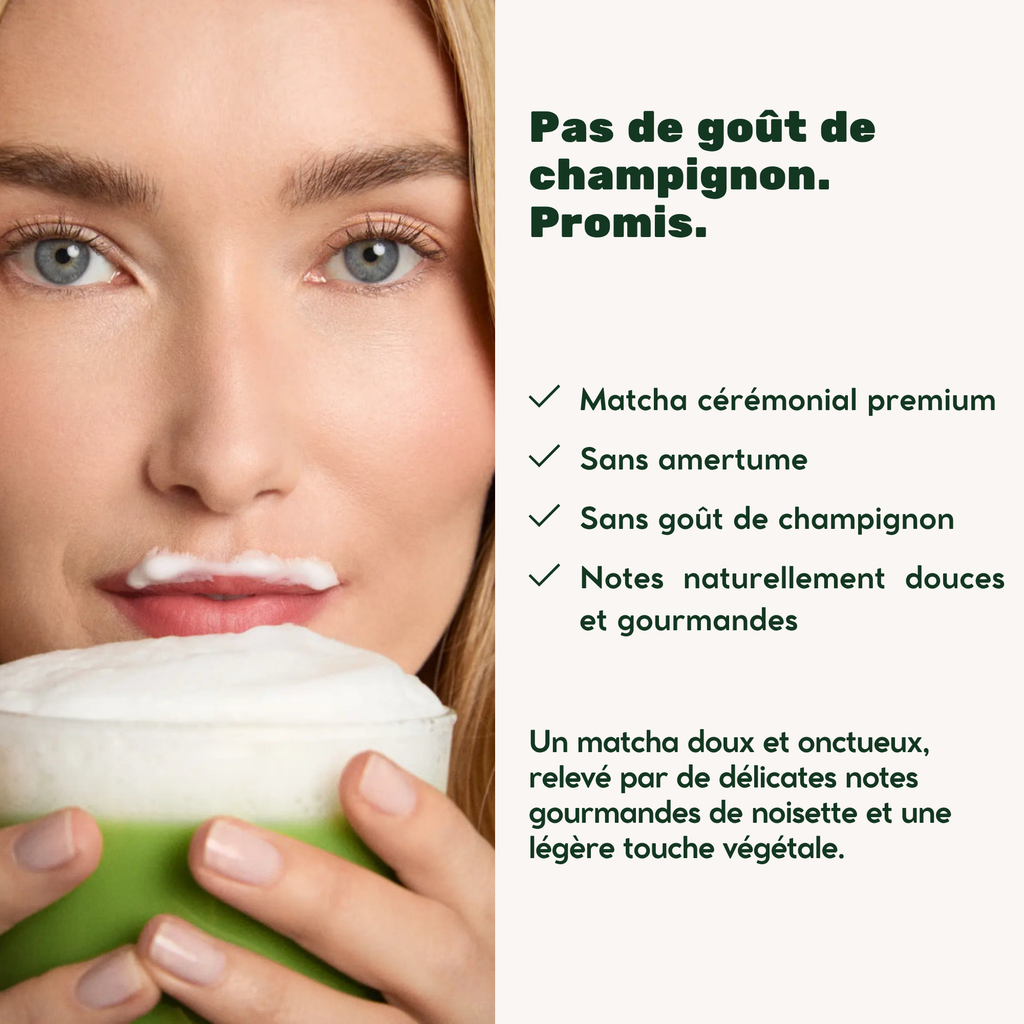 MATCHA ADAPTOGENE- Énergie et concentration durable, sans nervosité ni inconfort
